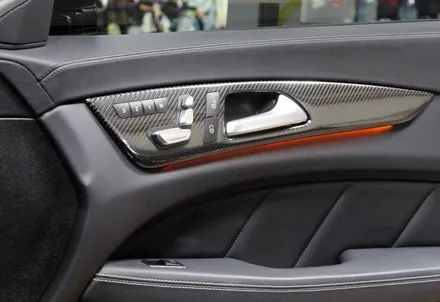 벤츠 CLS350 실내 카본랩핑시공 / 양주시 덕정동
