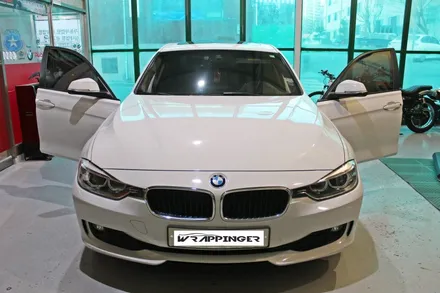 BMW 320D 실내 카본랩핑 시공 / 양주시 덕정동