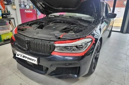 BMW G32 6GT 키드니그릴 랩핑과 라이트필름 조합 / 양주시 덕정동