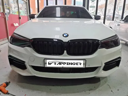 BMW G30 520D 전면후면 라이트필름 시공_랩핑거 / 양주시 덕정동