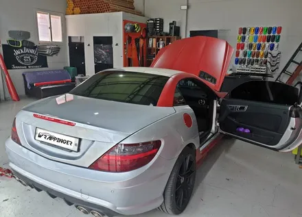벤츠 SLK200 랩핑제거의 올바른 해답을 찿아보자 / 양주시 덕정동