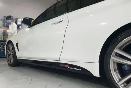 BMW 428i 컨버터블 사이드m퍼포먼스 데칼시공_랩핑거 / 양주시 덕정동