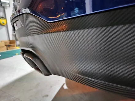 BMW 550d 디퓨져 랩핑 카본연출하기? / 양주시 덕정동