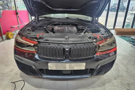 BMW G32 6GT 키드니그릴 랩핑과 라이트필름 조합 / 양주시 덕정동