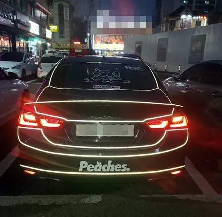 쉐보레 올뉴말리부 라인엣지 반사데칼시공_양주 랩핑거 / 양주시 덕정동