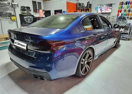 BMW 550d 디퓨져 랩핑 카본연출하기? / 양주시 덕정동