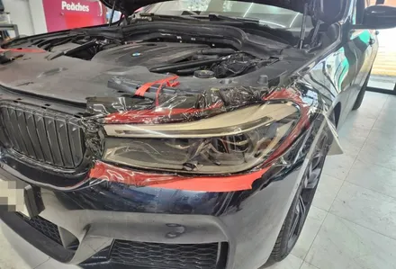 BMW G32 6GT 키드니그릴 랩핑과 라이트필름 조합 / 양주시 덕정동