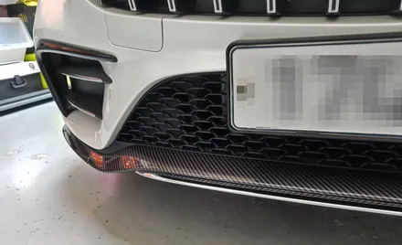 벤츠 CLS400 범퍼립 카본시공& 사이드스컷 카본라인시공 / 양주시 덕정동