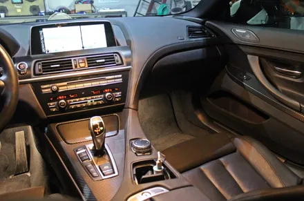 [랩핑거 실내랩핑]BMW 640D 실내카본랩핑시공 / 양주시 덕정동