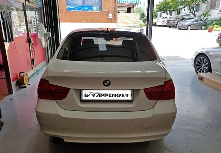 BMW E90 320D 오염된 루프스킨 깨끗히 재시공하세요_랩핑거    서울,남양주,양주,의정부 랩핑전문샾 / 양주시 덕정동