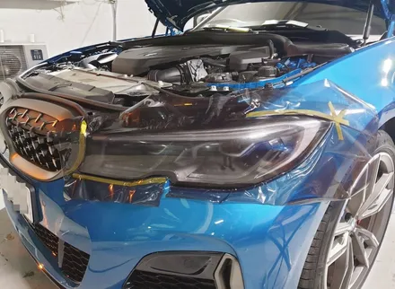 2021 BMW G20 3시리즈 M340i 라이트필름 시공_랩핑거 / 양주시 덕정동