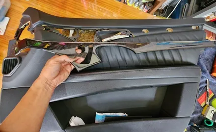 W211 카본 실내랩핑은 어떻게 해야할까? / 양주시 덕정동