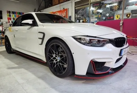BMW M4 바디킷 엣지라인 포인트 반사 랩핑 / 양주시 덕정동