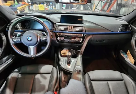 양주랩핑 F30 320i 3M 블랙카본 실내랩핑 / 양주시 덕정동