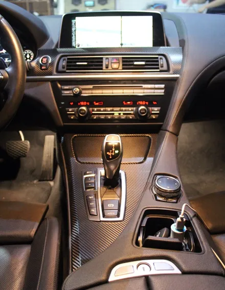 [랩핑거 실내랩핑]BMW 640D 실내카본랩핑시공 / 양주시 덕정동