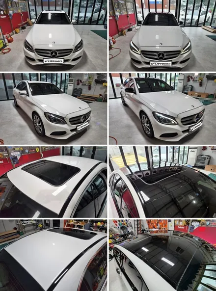 루프스킨 시공으로 멋을낸 벤츠C220D / 양주시 덕정동