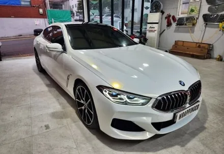 BMW G15 840D 전체랩핑 화이트컬러 / 양주시 덕정동