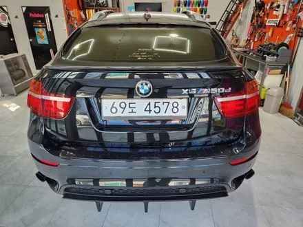 bmw x6 (e71) 카본 그릴 트렁크 카본 몰딩 랩핑 / 양주시 덕정동