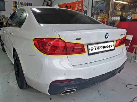 BMW G30 520D 전면후면 라이트필름 시공_랩핑거 / 양주시 덕정동
