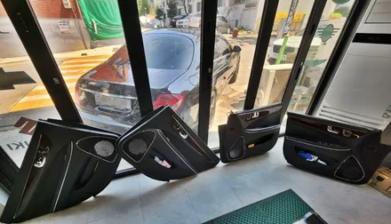에쿠스를 더욱 멋스럽게 타기위한 카본 실내랩핑시공_양주랩핑거 / 양주시 덕정동