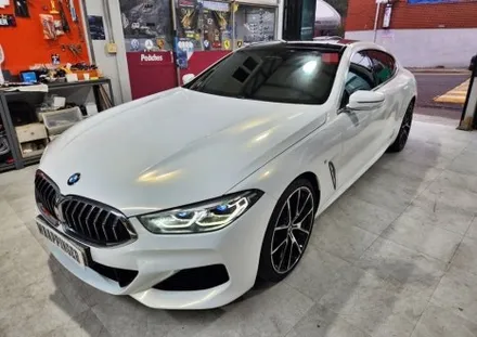 BMW G15 840D 전체랩핑 화이트컬러 / 양주시 덕정동