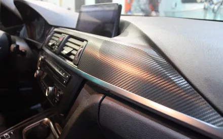 BMW 320D 실내 카본랩핑 시공 / 양주시 덕정동