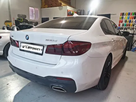 BMW G30 520D 전면후면 라이트필름 시공_랩핑거 / 양주시 덕정동