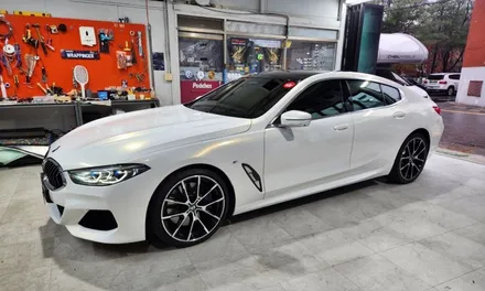 BMW G15 840D 전체랩핑 화이트컬러 / 양주시 덕정동