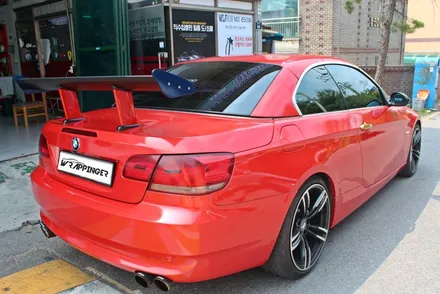 BMW 328i 컨버터블 전체랩핑시공으로 SO HOT / 양주시 덕정동