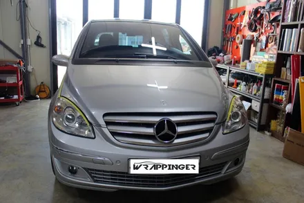 벤츠 B200 루프스킨&본닛&사이드미러&데칼 시공 / 양주시 덕정동