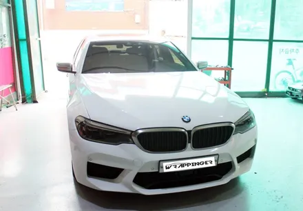 BMW 550D 휀다 사이드마커 부분랩핑시공 / 양주시 덕정동