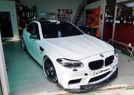 BMW 520D 카본루프스킨과 카본도어외캐치 시공으로 멋내기 / 양주시 덕정동