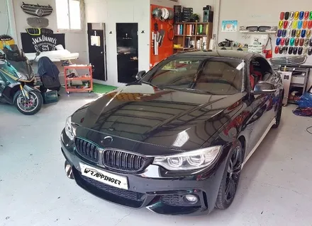 BMW 428i 컨버터블 다이아몬드레드 전체랩핑 시공_양주 랩핑거 / 양주시 덕정동