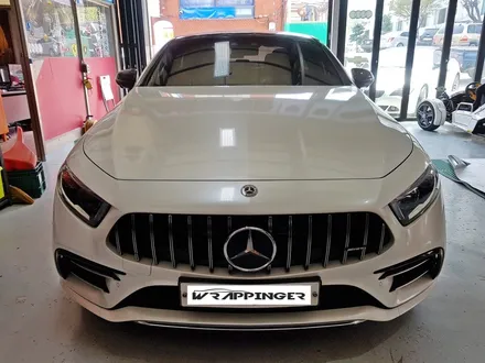 벤츠 CLS400 범퍼립 카본시공& 사이드스컷 카본라인시공 / 양주시 덕정동