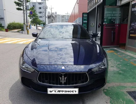 마세라티 기블리 전체랩핑_사틴블랙 전체랩핑_양주 랩핑거             서울,남양주,양주 ,의정부 랩핑전문샾 / 양주시 덕정동