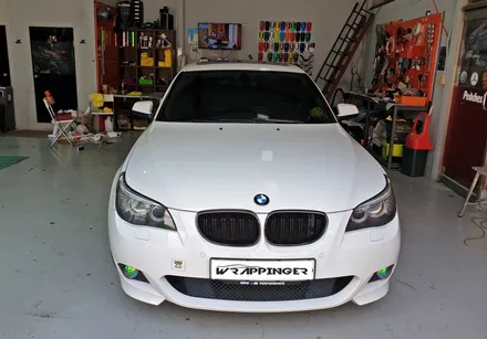 BMW E60 528i 윈도우크롬라인 크롬딜리트 시공 / 양주시 덕정동