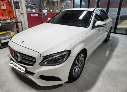 벤츠 w205 C클래스 크롬죽이기 랩핑? / 양주시 덕정동