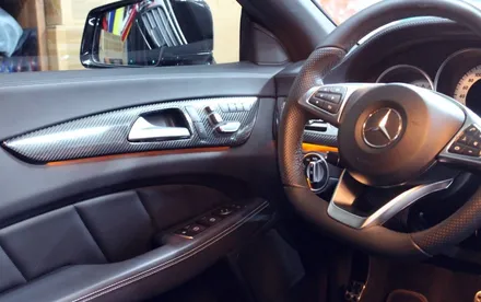 벤츠 CLS350 실내 카본랩핑시공 / 양주시 덕정동