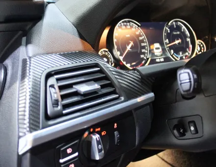 [랩핑거 실내랩핑]BMW 640D 실내카본랩핑시공 / 양주시 덕정동