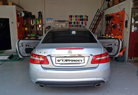 벤츠 e350쿠페 (w212) 실내 인테리어 복원과 랩핑후기_랩핑거 / 양주시 덕정동
