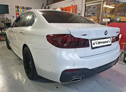 BMW G30 520D 전면후면 라이트필름 시공_랩핑거 / 양주시 덕정동