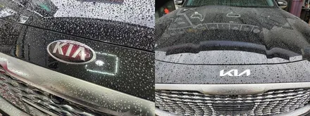 기아 K9 KN 신형 엠블럼 깔끔한 교체 시공 / 양주시 덕정동