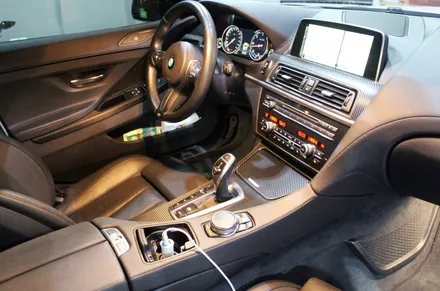 [랩핑거 실내랩핑]BMW 640D 실내카본랩핑시공 / 양주시 덕정동
