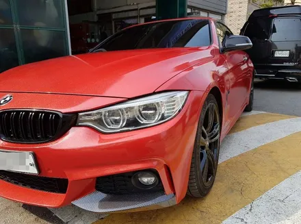 BMW 428i 컨버터블 다이아몬드레드 전체랩핑 시공_양주 랩핑거 / 양주시 덕정동