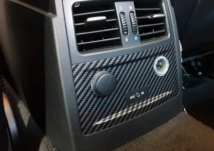 BMW E60 5시리즈 실내 카본랩핑시공으로 차는 젊어져요 / 양주시 덕정동