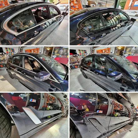 BMW G30 523d 크롬죽이기[양주랩핑] / 양주시 덕정동