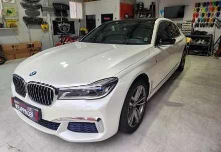 BMW G10 730LD 화사한 화이트펄 전체랩핑 양주랩핑 / 양주시 덕정동