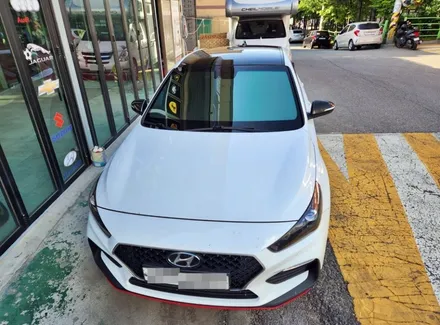 현대 i30 PD 루프스킨 노후필름 제거와 재시공 / 양주시 덕정동