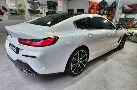 BMW G15 840D 전체랩핑 화이트컬러 / 양주시 덕정동