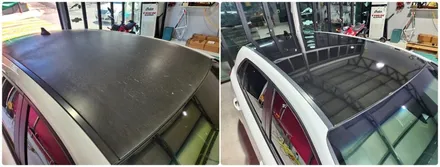 현대 i30 PD 루프스킨 노후필름 제거와 재시공 / 양주시 덕정동